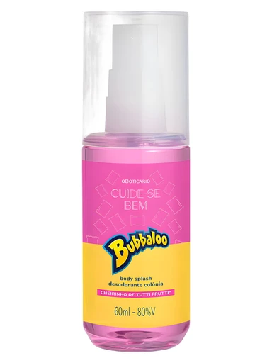 Cuide-se Bem Bubbaloo Tutti Frutti